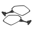 thumbnail image 3 of Motorcycle Rear Mirror, Handlebar Mirrors 2PCS 6mm Glass Lens Decorative Black  for Autocycle, 3 of 7
