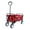 Red, variant on LKIJYG Folding Multi-functional Garden Cart Wagon, Blue