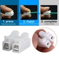 thumbnail image 4 of Blocs de Bornes Type Poussoir Sûr 50 Pcs/lot Connecteur de Fil 2P pour Lampes Led, 4 of 8