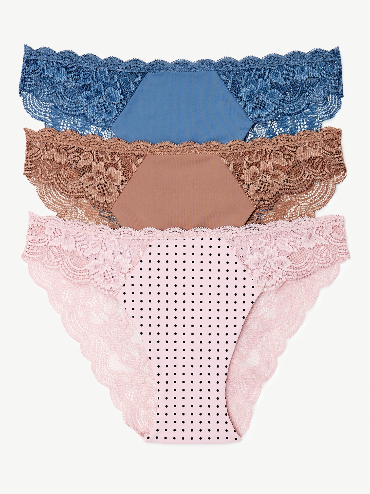 Joyspun Women s Cheeky Panties 3 Pack Sizes To 3XL Walmart