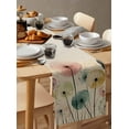 thumbnail image 6 of Boanket Vintage Spring Floral Table Runner - 70 Inch Long, Kitchen Dining Table Runner Dresser Scarves, Abstract Art Pastoral Flowers Rustic Farmhouse Decor for Coffee Tables Wedding Party Banquet, 6 of 8