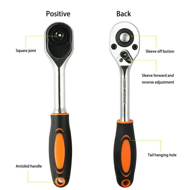 Ratchet wrench 2024 with twisting handle