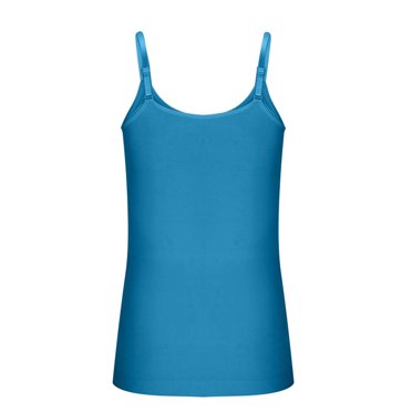 Plus Size Tank Top For Women – Shapewear Tummy Control Scoop Neck Cami, Seamless Yoga Tops For Everyday Comfort