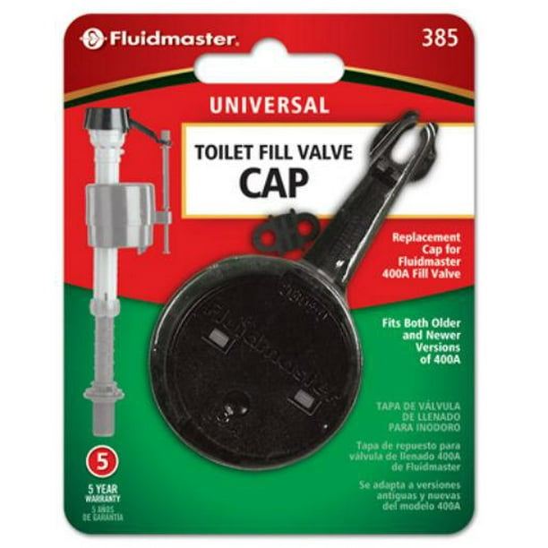 New Fluidmaster 385 Toilet Replacement Valve Cap For 400A Fill Valve, Each