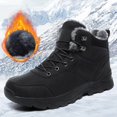 thumbnail image 5 of NOKIO Men'S Snowshoeing Fleece-Lined Boots Men'S Snow Boots Men'S High Top Snow Boots Fashion Casual Trainers Breathable Flat Casual Shoes Winter Padded Warm Men'S Boots Men'S Winter Hiking Boots, 5 of 5