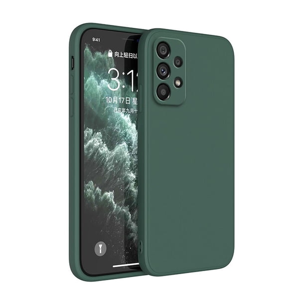 Funda de teléfono básica para Samsung Galaxy A04S, A22, A32, A42, A52, A52S, A72, A13, A23, A33, A53, A54, A73, 5G, fundas clásicas de silicona líquida suave Fivean unisex