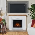 thumbnail image 3 of Real Flame Anika 49" Electric Fireplace in White Stucco, 3 of 9