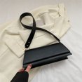 thumbnail image 4 of Bolsos de mano Hobo para mujer, bolsos de moda ligeros, bolso de mano sólido (negro), 4 of 8