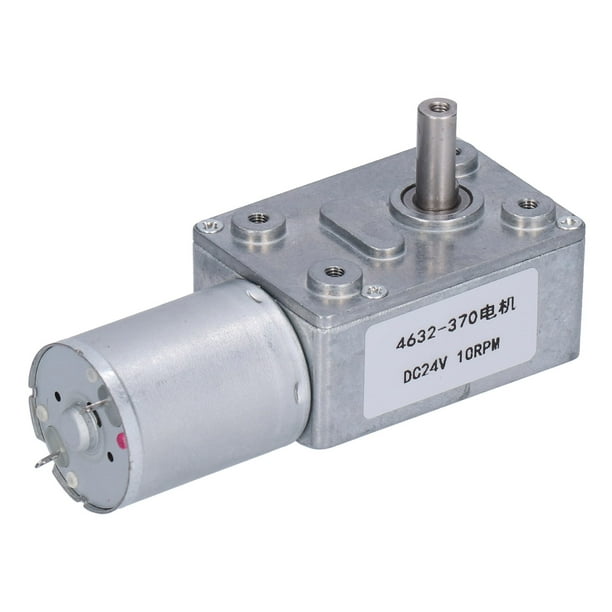 Motor De Engranajes, Caja De Engranajes Helicoidales De Turbina 10 RPM Reducción De Autobloqueo Para Abridores De Puertas Para Cabrestantes En Miniatura Para Puertas Abiertas ANGGREK Turbine Worm Motor