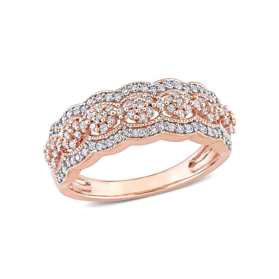 Everly Women's Diamond 10k Rose Gold Ring