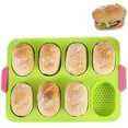 thumbnail image 1 of Bread Loaf Pan Baking Mould, Silicone Bread Pans 13.6x9.4 Inch, Mini L, 1 of 3