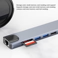 thumbnail image 3 of USB C Hub, Docking Station 100W Fast Charging Multi Function  for External Device, 3 of 7