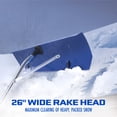 thumbnail image 4 of Open Box Snow Joe Roof Rake Snow Removal Tool with 26' Reach and 20' Debris Slide, RJ207M, 4 of 10