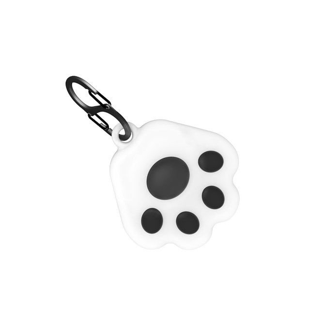 Funda protectora Compatible con Airtag/AirTags, funda protectora de silicona, funda impermeable a prueba de caídas con pata de gato de dibujos Almacenamiento y organización del hogar Numero 3 Yuarrent HA040158-03