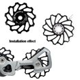 thumbnail image 4 of Polea de cambio trasero de bicicleta Polea de cambio trasero de bicicleta 11T 13T cerámica para 8 9 10 11 velocidades MTB montaña Barbie Nuevos Originales, 4 of 6