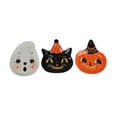 thumbnail image 2 of Vintage Halloween Character Face Plates - Set of 3 - Ghost, Pumpkin, and Cat, 2 of 5