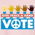 thumbnail image 3 of CafePress - Vote Peace Women's Light T Shirt - Women's Classic T-Shirt, 3 of 4