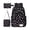 Black, variant on 3Pcs Bow Print Backpack for Girls Backpack with Lunch Box Cute Teen Kids Bookbags Kindergarten Elementary middle School Backpack Set,Hot Pink