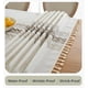 thumbnail image 3 of Mantel Alsoo de lino de algodón impermeable 140 x 230 cm, color beige, 3 of 6