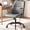 Grey, variant on CELTOSS Ergonomic Office Chair, Mid Back Computer Chair with Lumbar Support, PU Leather Executive Chair with Tilt Lock, Adjustable Height Swivel Desk Chair for Home Office, Brown