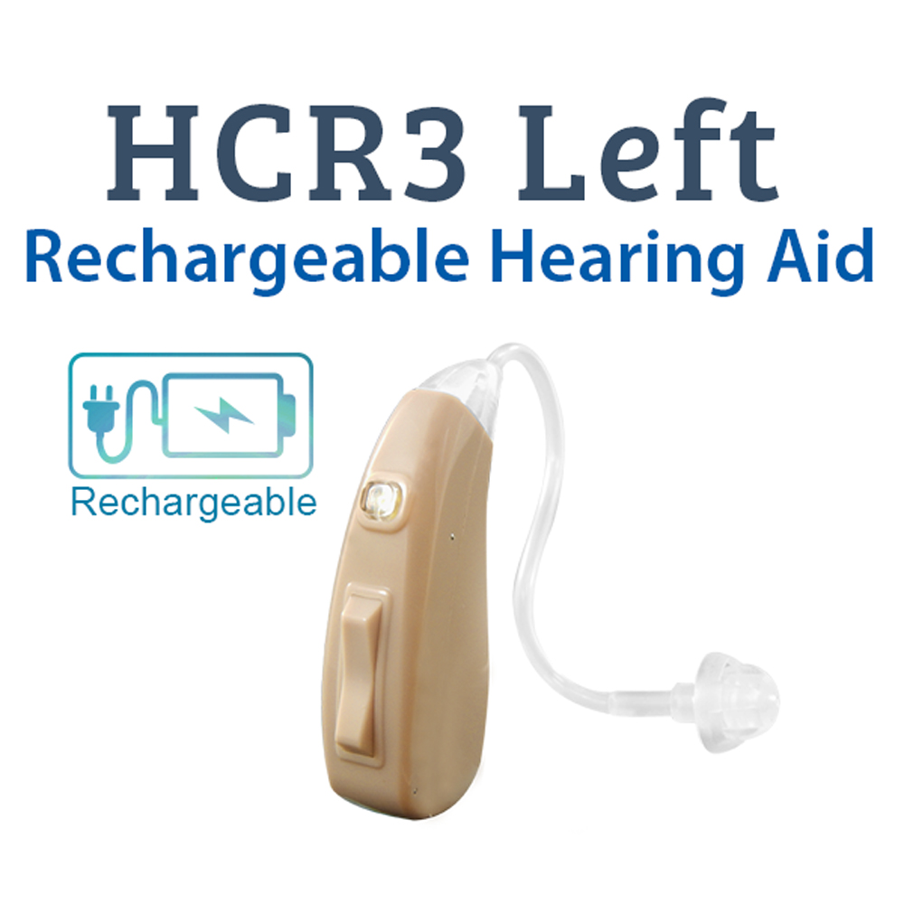 HearClear HCR3 Rechargeable Hearing Aid Left Ear