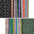 thumbnail image 6 of 50pcs 7.9x10 inch Cotton Fabric Bundle Pre Cut Patchwork Squares DIY Sewing Squares Material (Floral/Dots/Strips), 6 of 9