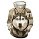 thumbnail image 4 of Sudadera con capucha para hombre, divertida sudadera con capucha unisex con estampado 3D de perro lindo, sudadera con capucha con gráfico de perro mascota, ropa de calle de gran tamaño y2k, 4 of 4