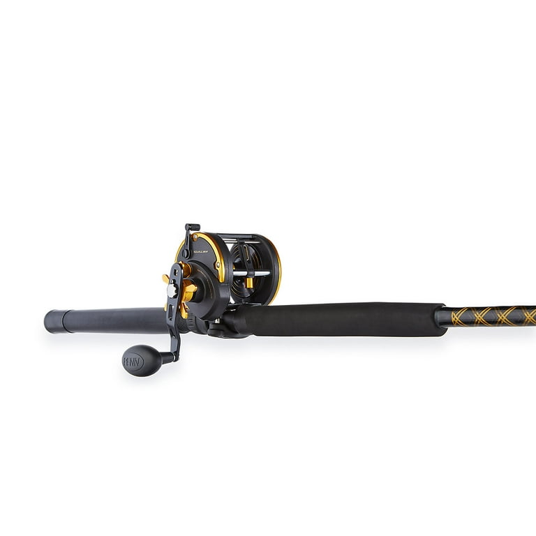 Penn Squall Level Wind Conventional Reel and Fishing Rod Combo