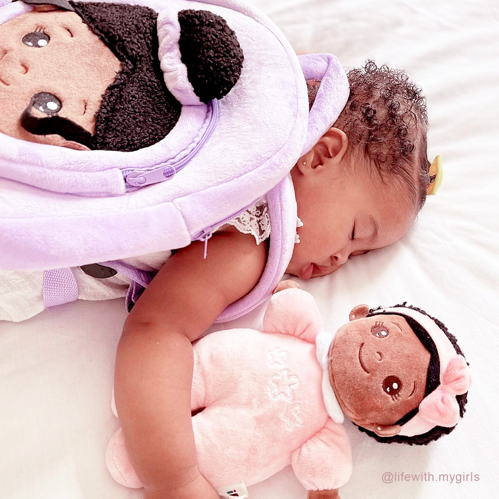 OUOZZZ Soft Baby Doll, 10 Inch African American Doll photo 3