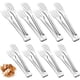 thumbnail image 1 of Juego de 8 pinzas de cocina, Jormftte, acero inoxidable, color plata, 1 of 5