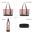 thumbnail image 6 of FORMRS Canvas Laptop Tote Bag for Women with 15.6" Computer Compartments Shoulder Handbag, Brown Gingerbread House, 6 of 7