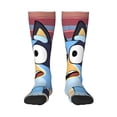 thumbnail image 2 of Lsque Bluey Printed Crew Socks Men's Women's LightWeight Thin Casual Calf Socks ,Knee High Socks,Cotton Socks, 2 of 9