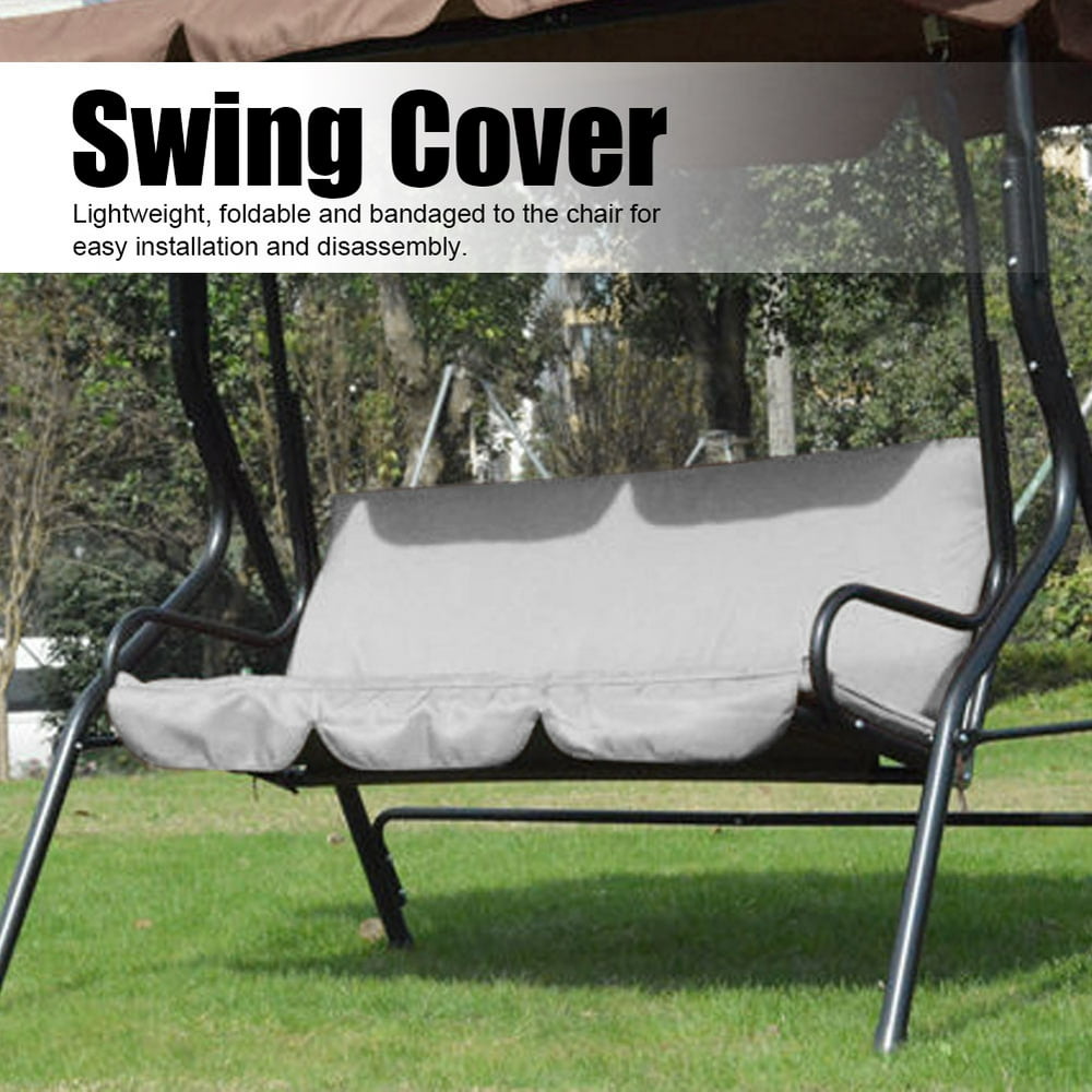 Fdit Swing Cushion,Outdoor Swing 3‑Seat Chair Waterproof Cushion
