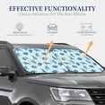 thumbnail image 4 of Fotbe Turtle 2-Piece Car Windshield Sun Shade | Sun Blocker for Car Windshield | Foldable Automotive Interior Accessories for Sun Protection-Small, 4 of 7