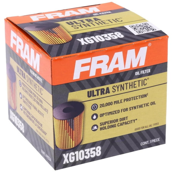 FRAM XG Oil Filter XG10358. 32,000 KM Change Interval