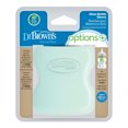 thumbnail image 2 of Dr. Brown's Natural Flow Options+ Glass Baby Bottle Silicone Wide-Neck Sleeve 5oz Mint Green, 2 of 3