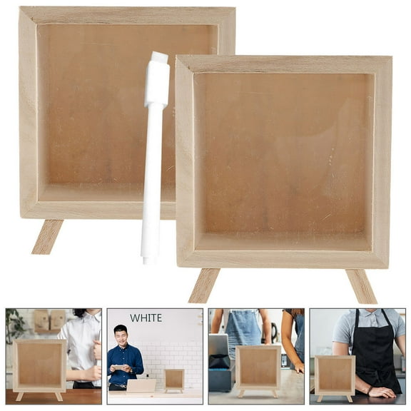 LULULION 2pcs Wooden Money Saving Box for Parents Cash Storage on Desktop Organization Back to School