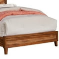 thumbnail image 2 of Standard King Size Bed with Parquet Pattern High Headboard, Brown, 2 of 2