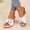 White, variant on BRGZLK Women's Summer Sandals, Fashion Casual Summer New Style Outer Wear Flip Flops Metal Buckle Sandals High Heel Slippers White 9.5