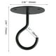 thumbnail image 1 of Gancho de hierro forjado Gancho de techo Gancho para cesta de flores para balcón Gancho de pared Percha de ropa Negro Blanco, 1 of 3