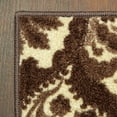 thumbnail image 6 of Mainstays Traditional Roxanne Medallion Walnut Brown Area Rug, 1'8"x2'10", 6 of 7