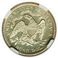thumbnail image 3 of 1877 Liberty Seated Quarter MS-64 NGC (PL), 3 of 3