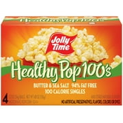 Jolly Time Healthy Butter & Sea Salt Microwave Popcorn 1.2 oz, 4 Ct Gluten-Free