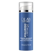 Olay Hyaluronic + Peptide 24 Face Moisturizer, SPF 30 Sun Protection for All Skin, 1.7 oz