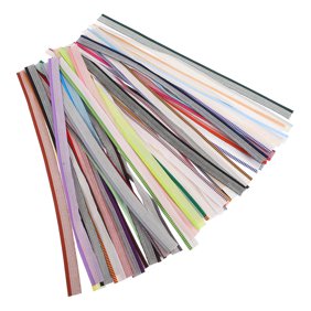 Toyvian 48 Pieces Woven Bookbinding Headband Straps for Book Repair and Craft Decoration