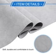 thumbnail image 6 of Unique Bargains 360G Suede Fabric Headliner 80" L x 60" W for Car Interior Roof Repair Dark Gray, 6 of 8