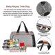 thumbnail image 4 of Mochila para bolsa de pañales - Mochila de viaje funcional Lar Bolsa de pañales para maternidad Bolsa para cambiar pañales con Str S, y elegante, 4 of 4