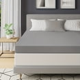 thumbnail image 3 of Medium Firm Mattress Topper, Bamboo Charcoal Infused, Cooling Ventilated Design for Deep Sleep, Ultra-Support Bed Pad, 3 of 6