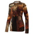 thumbnail image 4 of The Boondocks Women's Sunscreen Shirt Long Sleeve Workout Tops Crewneck Soft Comfy Tees Casual T-Shirt XL, 4 of 7