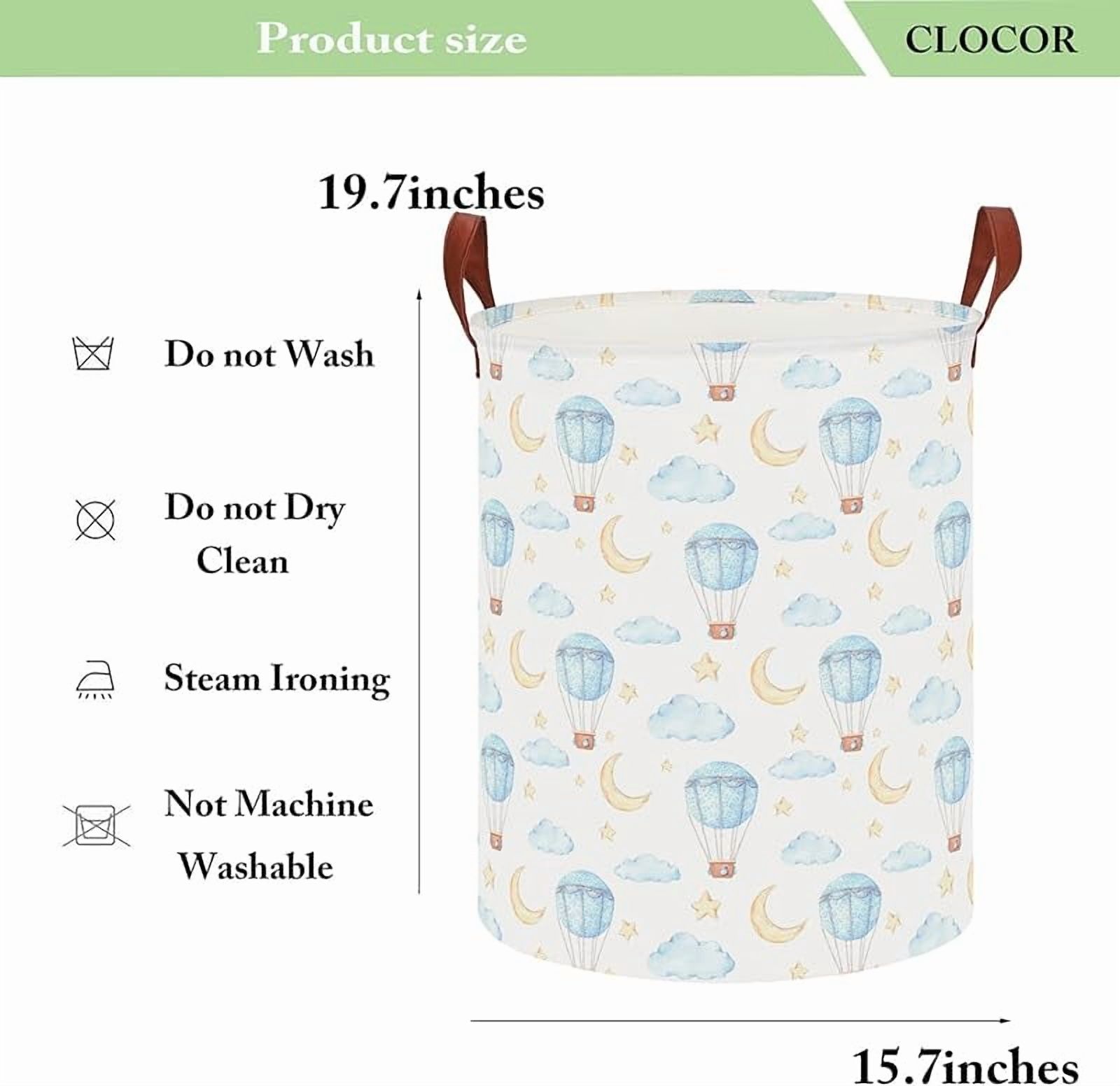 Kids Laundry Basket,Waterproof Baby Boys Nursery Hamper,Collapsible Fabric Storage Container,Toys Bin,Room Decor,Gift Basket